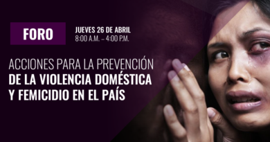 FORO sobre “Acciones para la Prevención de la Violencia Doméstica y Femicidio en el País” FORO sobre “Acciones para la Prevención de la Violencia Doméstica y Femicidio en el País”